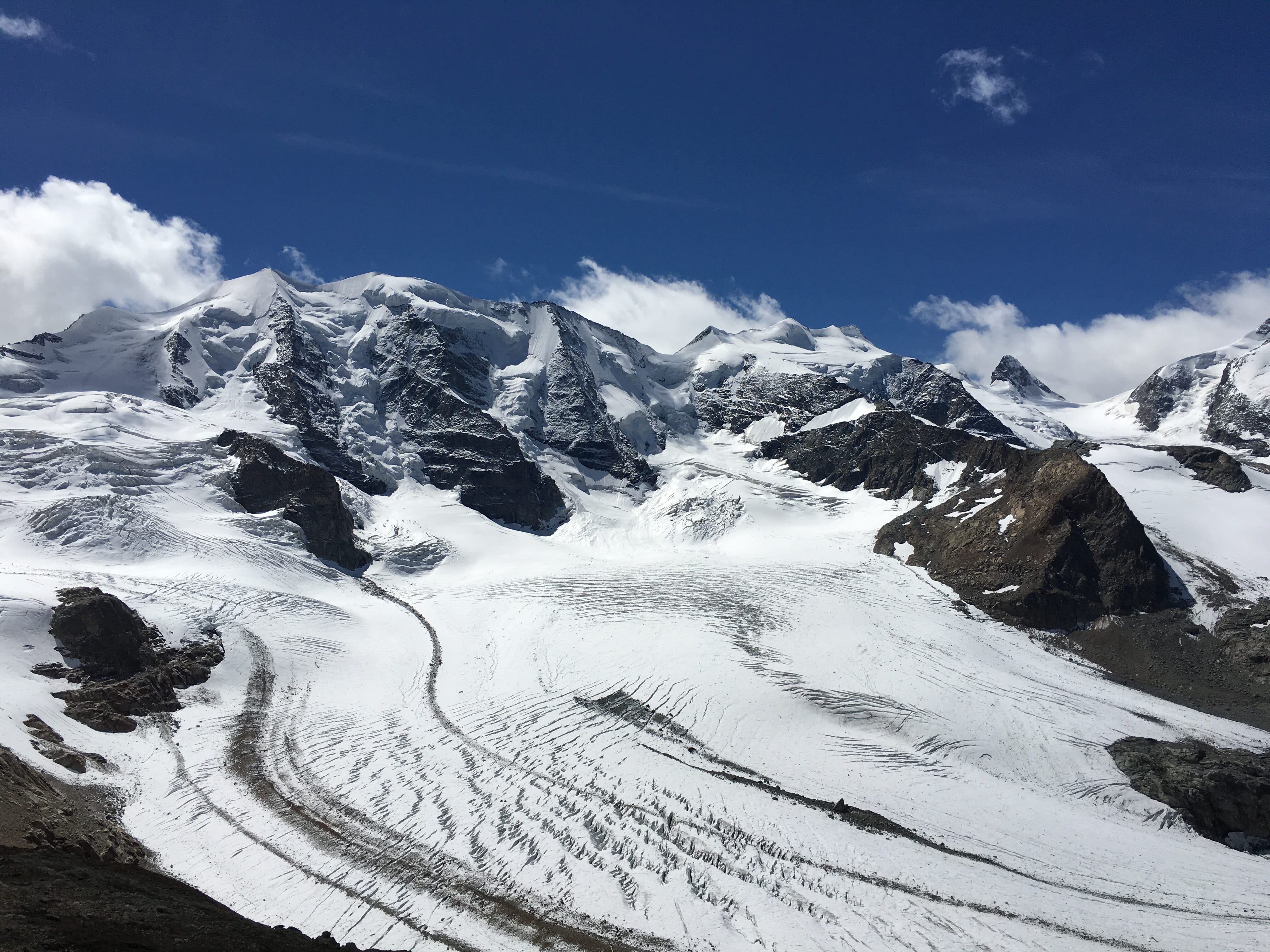 Piz Palü 3899m: Bündner Traumberg der Berninagruppe bei der Diavolezza